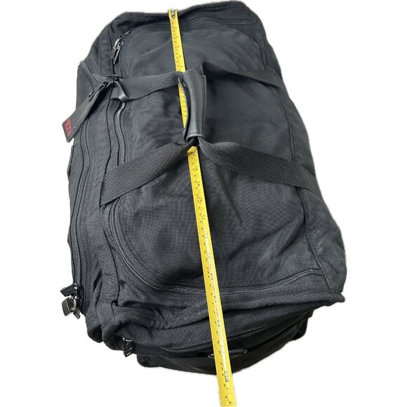 Vintage Tumi Ballistic Nylon Duffel Overnight Travel Bag Leather 26x12 USA - Picture 9 of 11